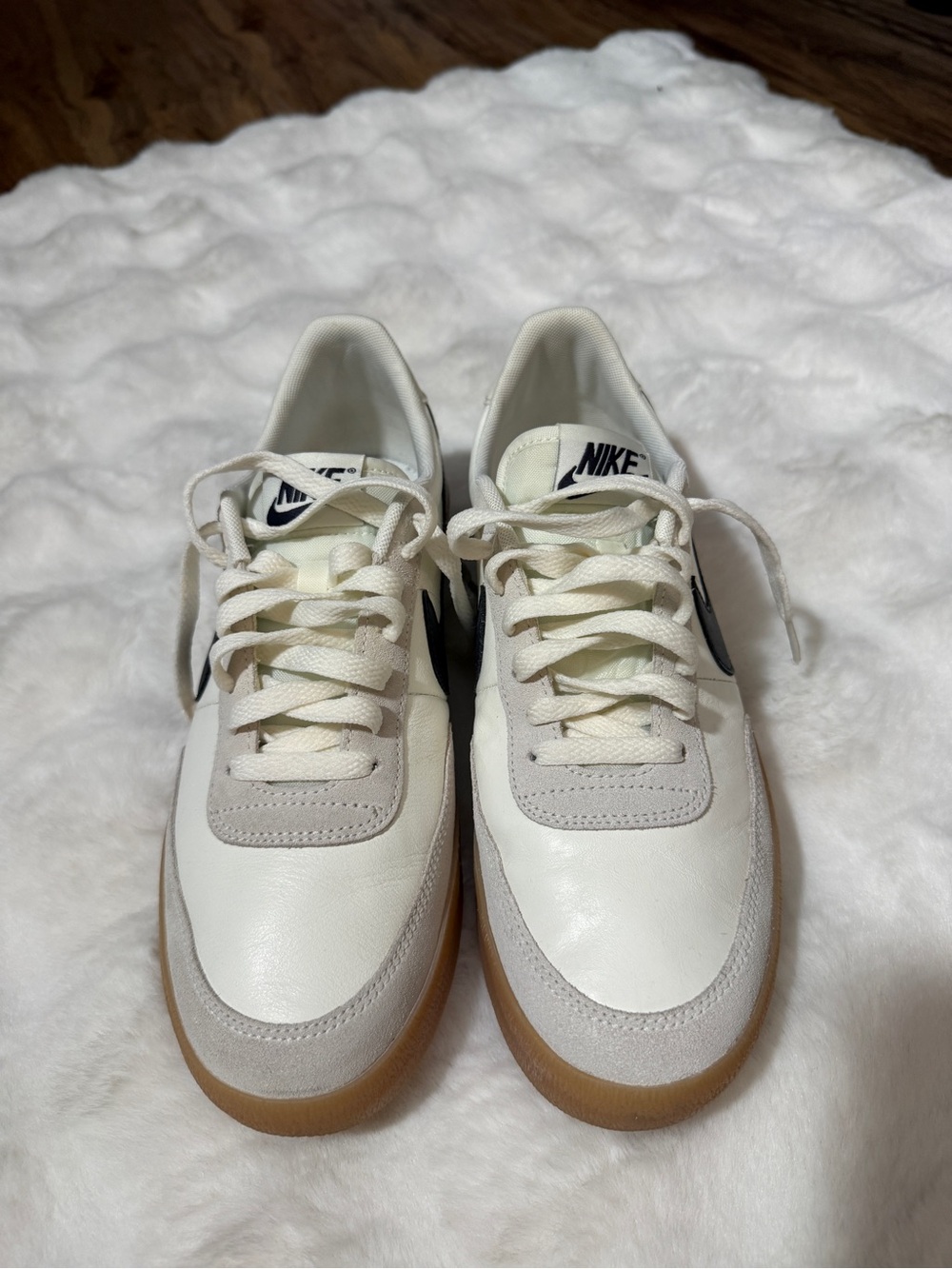 Nike Killshot 2 Sail/Gum with Black Swoosh NWOT